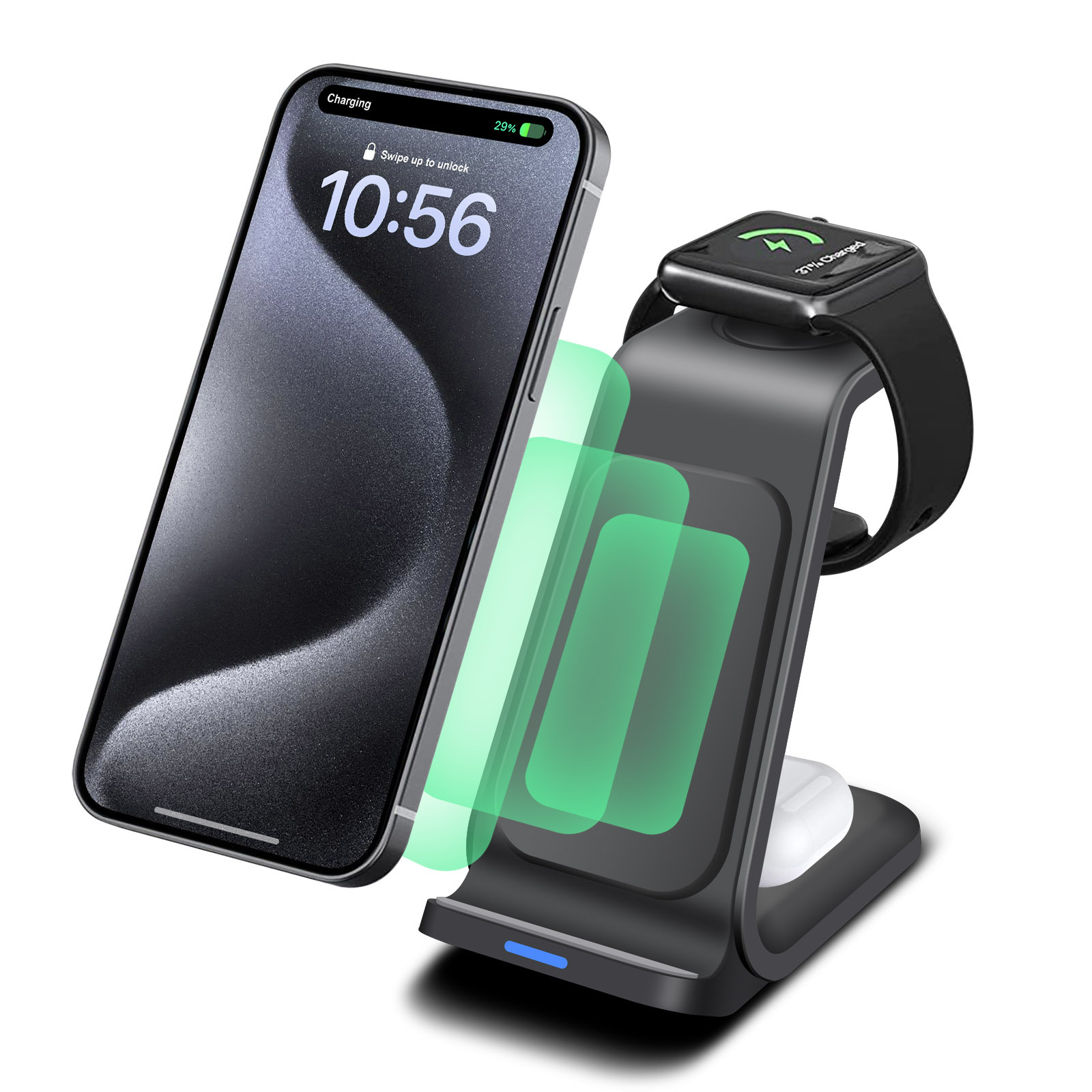 Smartwatch X - Stasiun Pengisian Daya 3 in 1