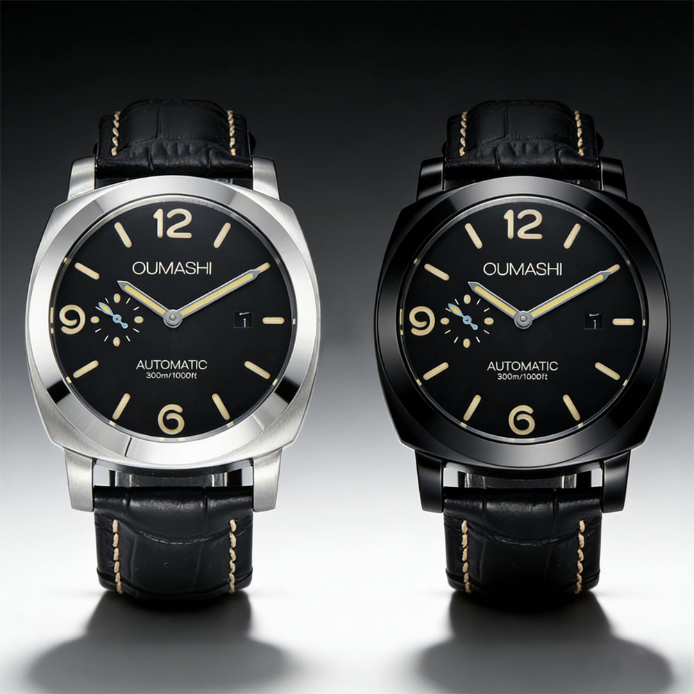 Accessories With Watch - Jam Tangan Pria 44Mm Gerakan Seagull