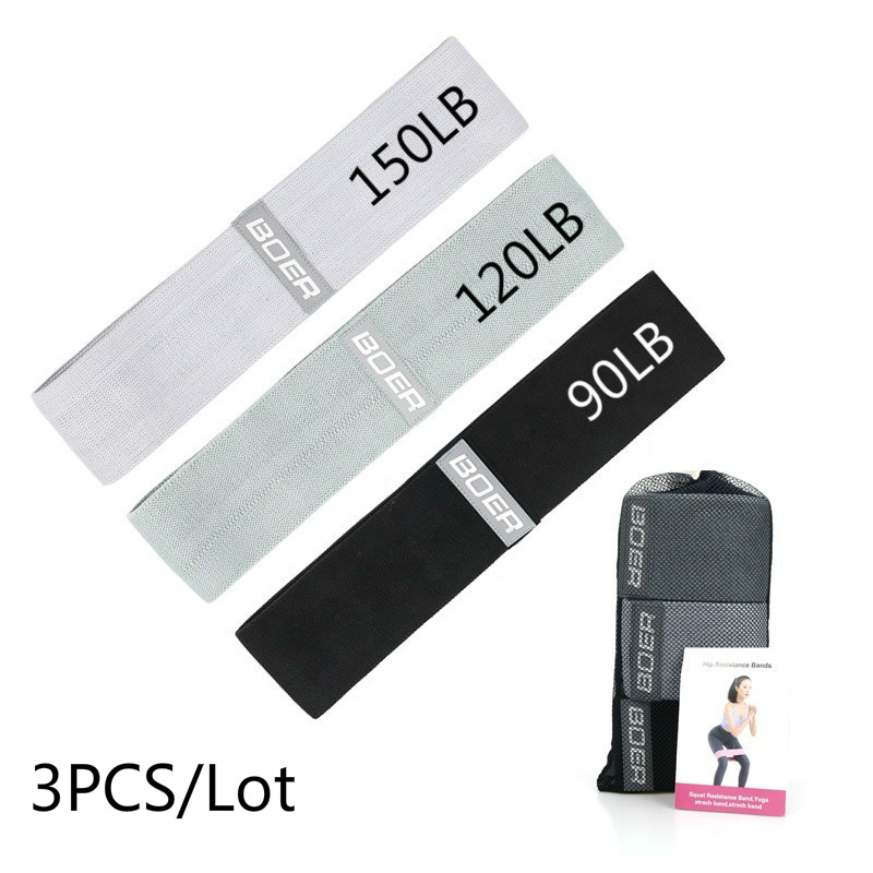Milanaise Mesh Band - 3PCS Wanita Pria Kain Resistance Band