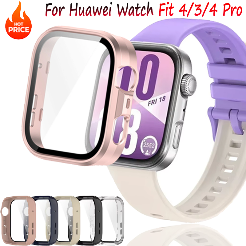 Huawei Smartwatch Accessories - Casing PC Silikon + Kaca untuk