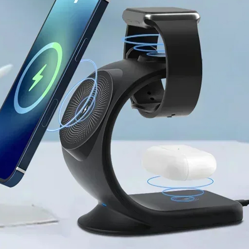 Wireless Charger Watch - Stasiun Pengisian Daya Nirkabel Magnetik 3