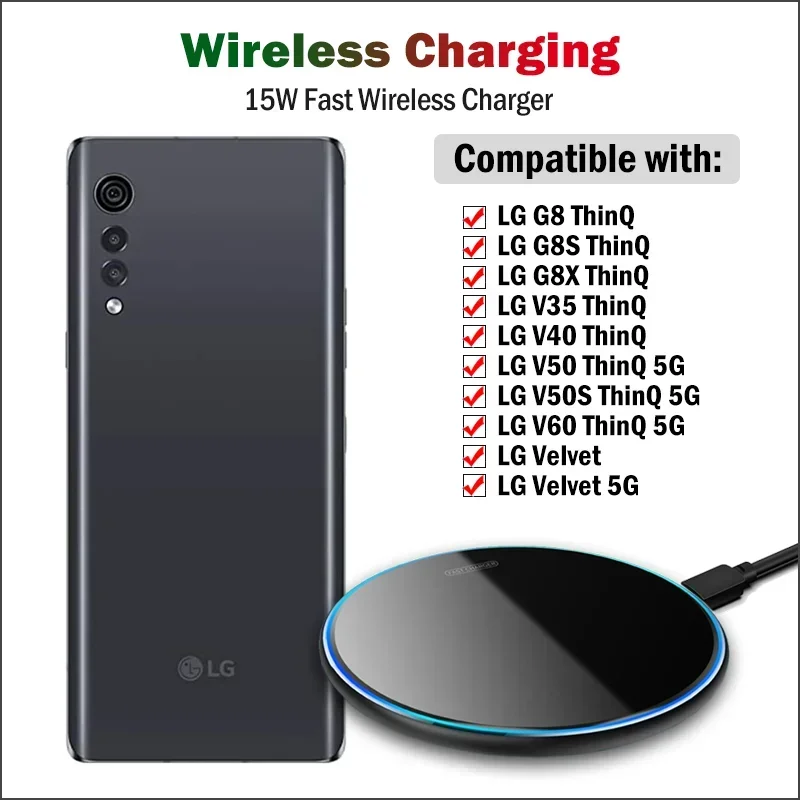 Wireless Charger Watch - Pengisi daya nirkabel cepat 15W untuk