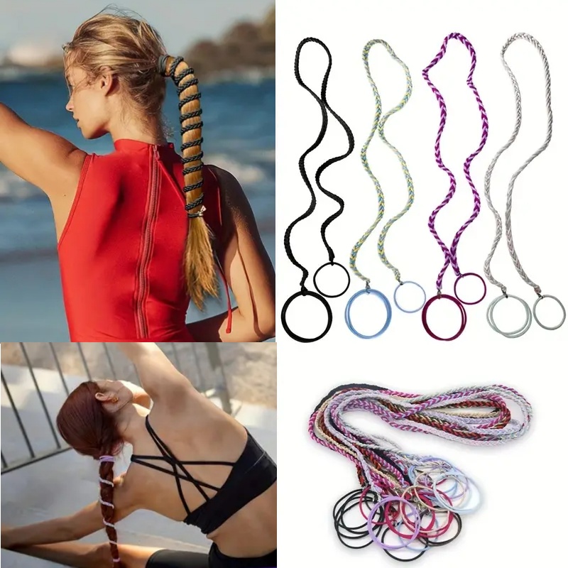 Milanaise Mesh Band - Ikat Rambut Elastis Panjang Warna Campur