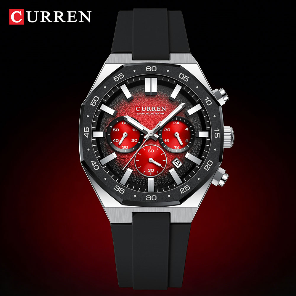 Accessories With Watch - CURREN Jam Tangan Olahraga Pria Kasual