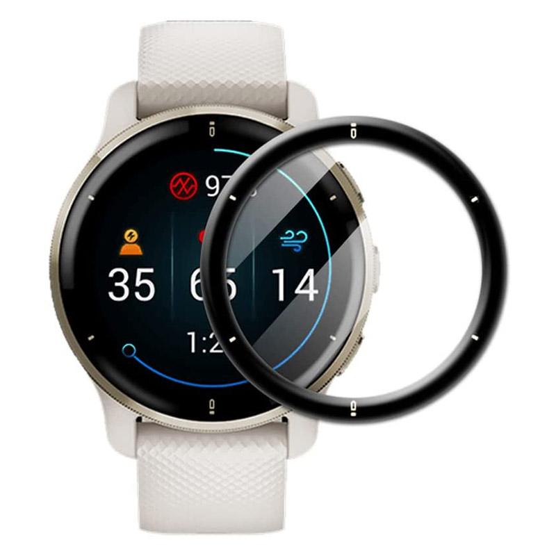 Garmin Smartwatch Accessories - Film Pelindung Tepi Melengkung 3D untuk