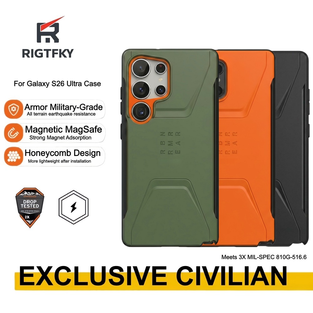 Samsung Galaxy S25 - Casing Ponsel Anti Benturan Seri Civilian