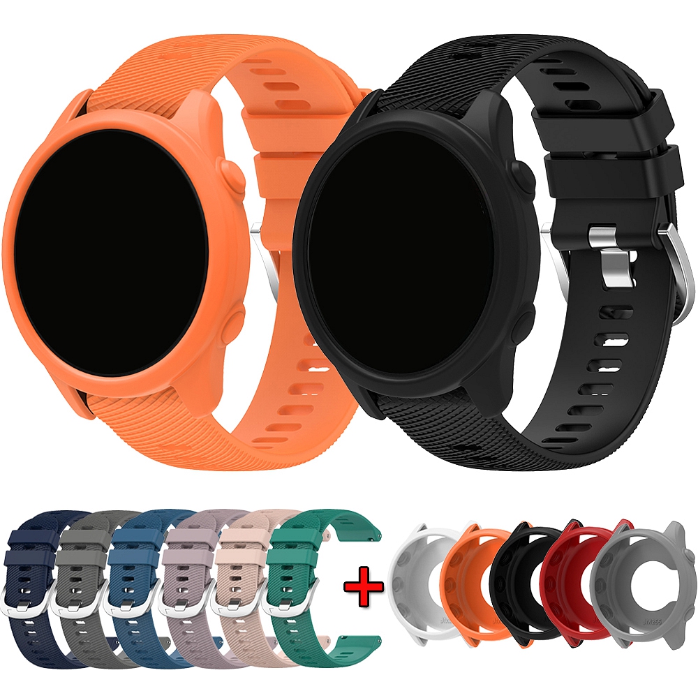 Silicone Band Replacement - Gelang jam silikon + sarung untuk