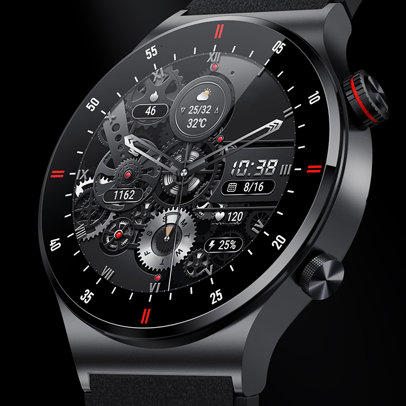 Jam Tangan Pintar Pria GPS ECG - Smartwatch Face ulasan dan harga