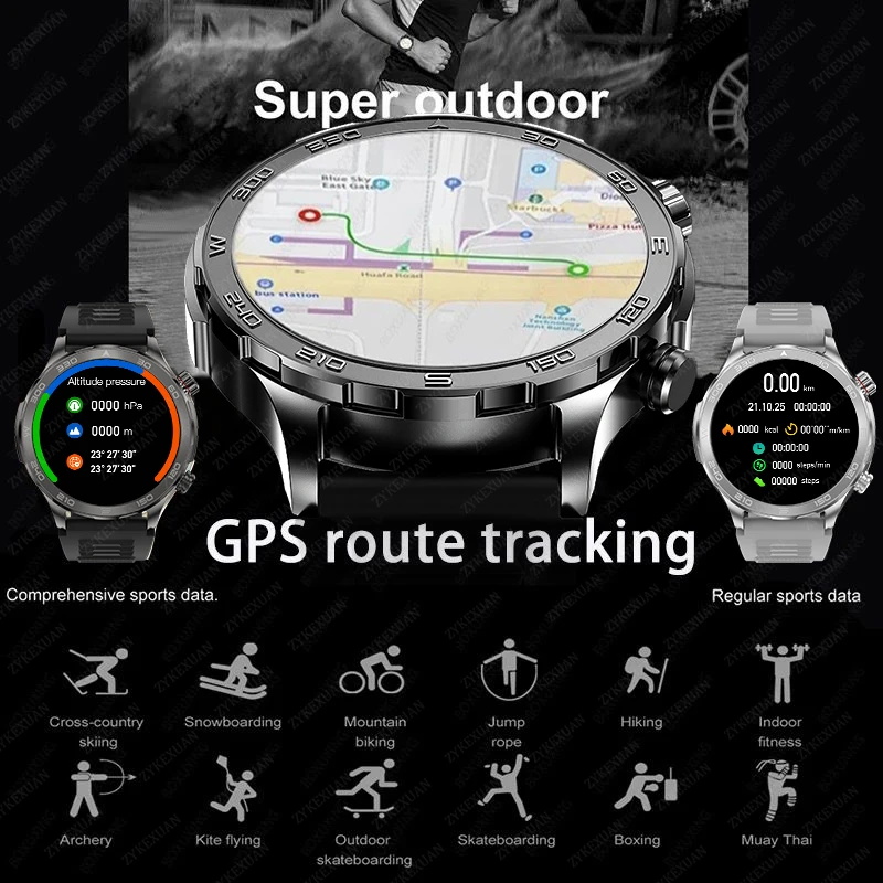 Jam Tangan Pintar GPS Baru unt - Smartwatch Face ulasan dan harga