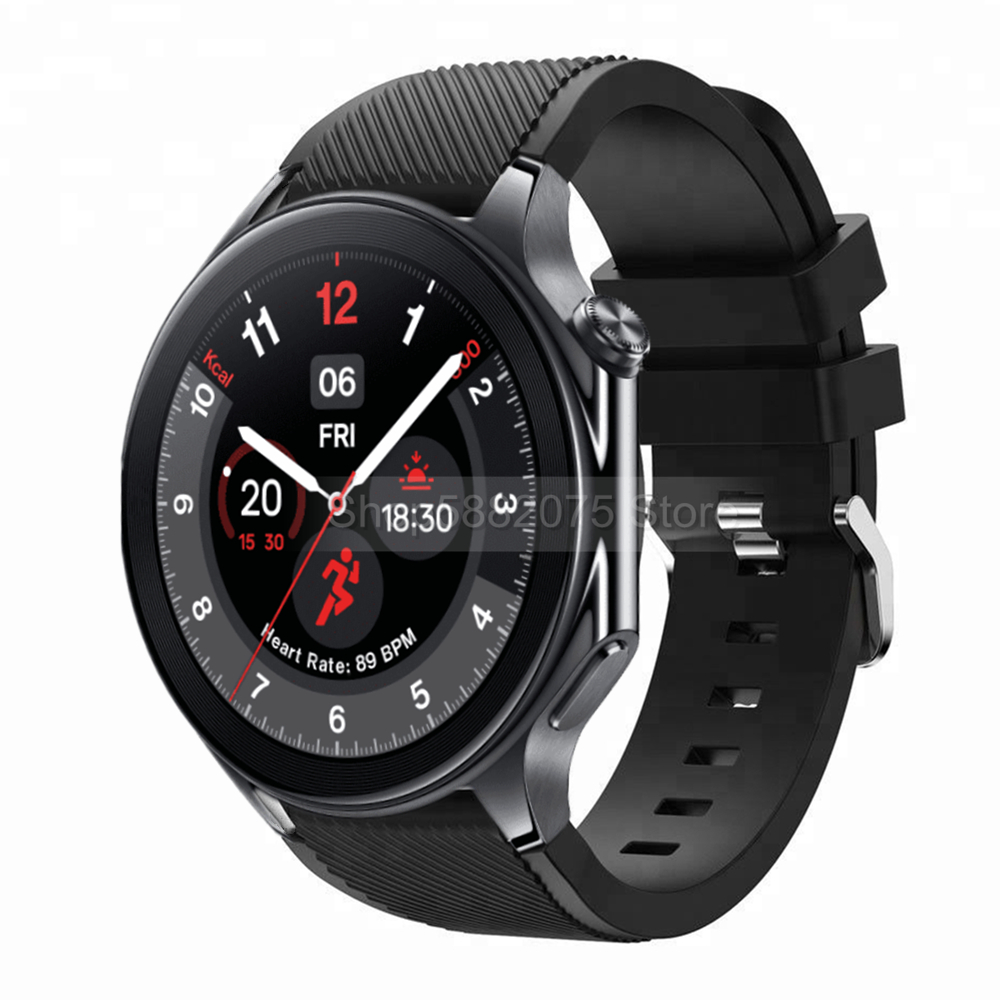 Tali silikon 22mm untuk jam ta - Smartwatch X ulasan dan harga