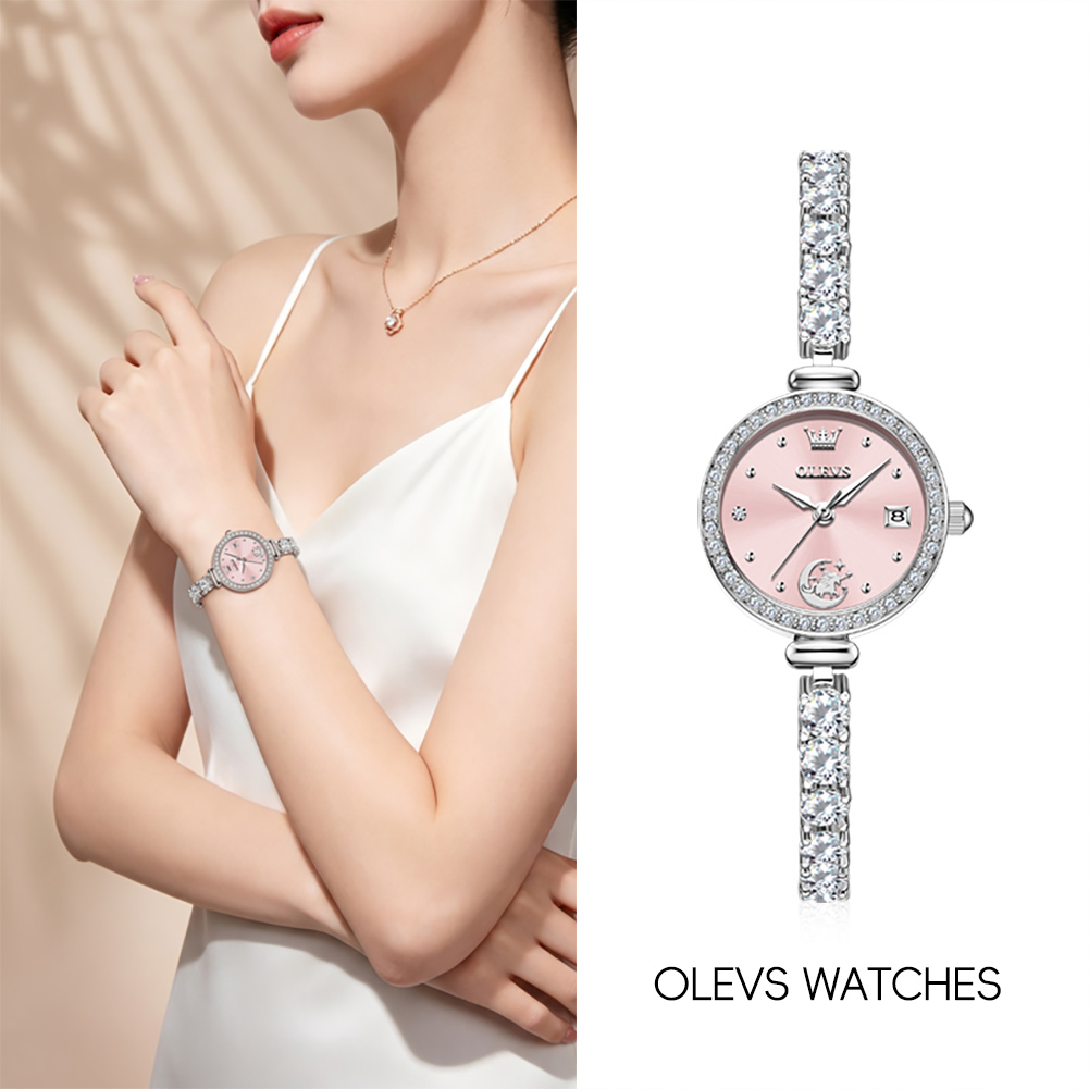 Jam Tangan Wanita OLEVS 2998 A - Accessories With Watch ulasan dan harga