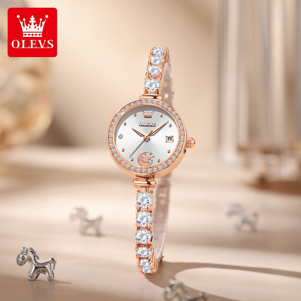 Jam Tangan Wanita OLEVS 2998 A - Accessories With Watch ulasan dan harga