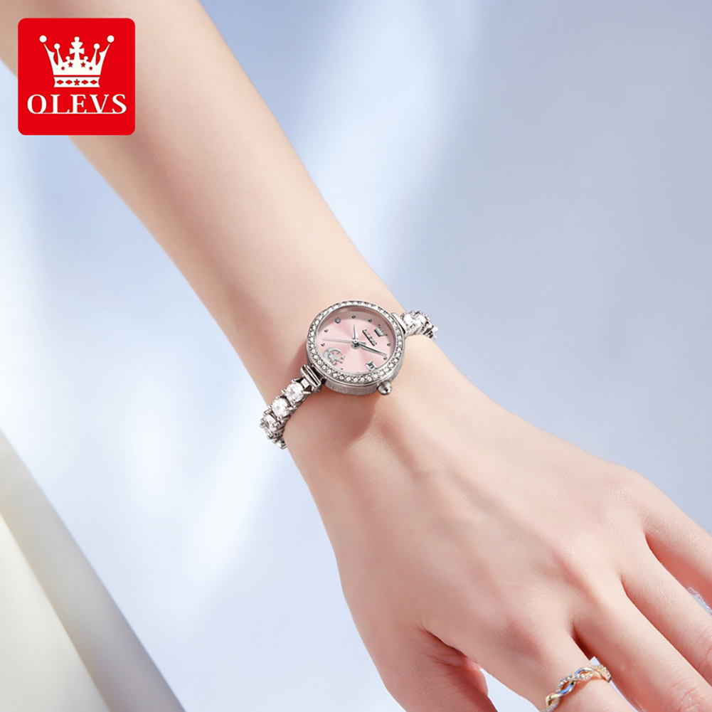 Jam Tangan Wanita OLEVS 2998 A - Accessories With Watch ulasan dan harga