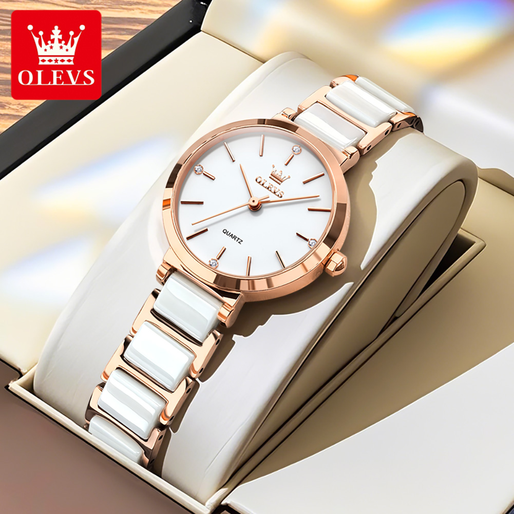 Jam Tangan Wanita OLEVS 5877 M - Accessories With Watch ulasan dan harga
