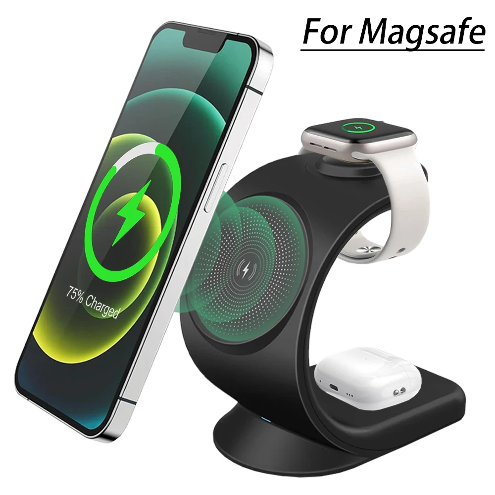 Stasiun Pengisian Daya Nirkabe - Wireless Charger Watch ulasan dan harga