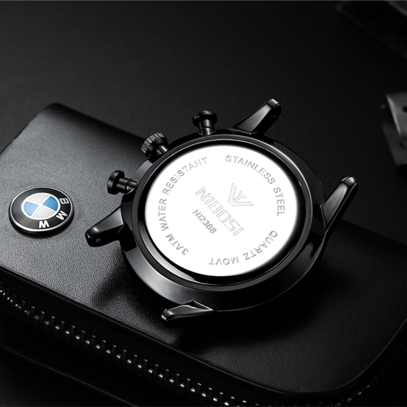 Jam Tangan Pria NIBOSI Fashion - Accessories With Watch ulasan dan harga