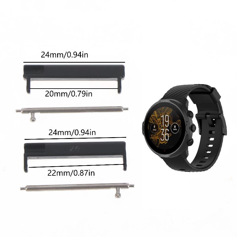 1 Pasang Adaptor Gelang 24Mm K - Smart Watch Accessories ulasan dan harga