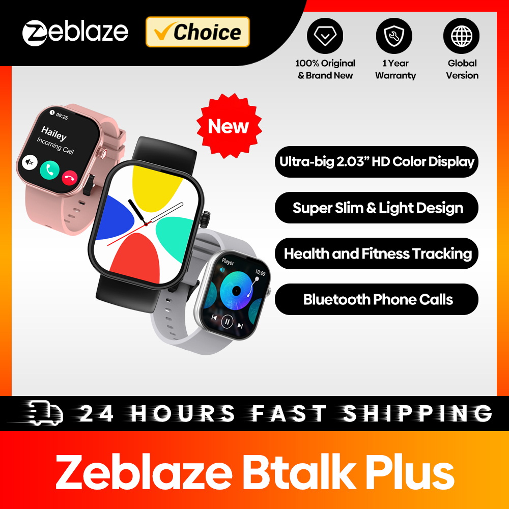Zeblaze Btalk Plus jam tangan  - Smartwatch Face ulasan dan harga