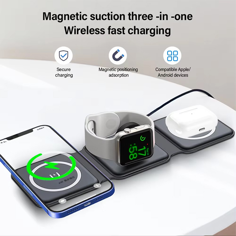Stasiun Pengisian Daya Lipat M - Wireless Charger Watch ulasan dan harga