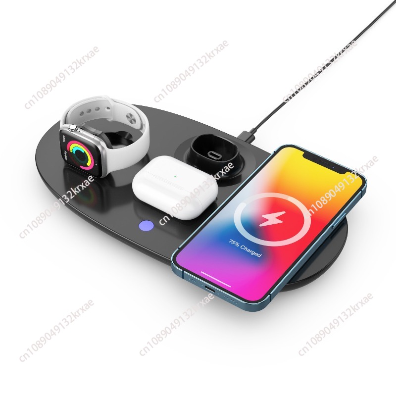 Stand Headphone 4in1 untuk Air - Wireless Charger Watch ulasan dan harga
