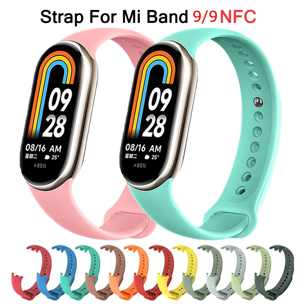 Tali untuk Xiaomi Mi Band 9/9  - Silicone Band Replacement ulasan dan harga