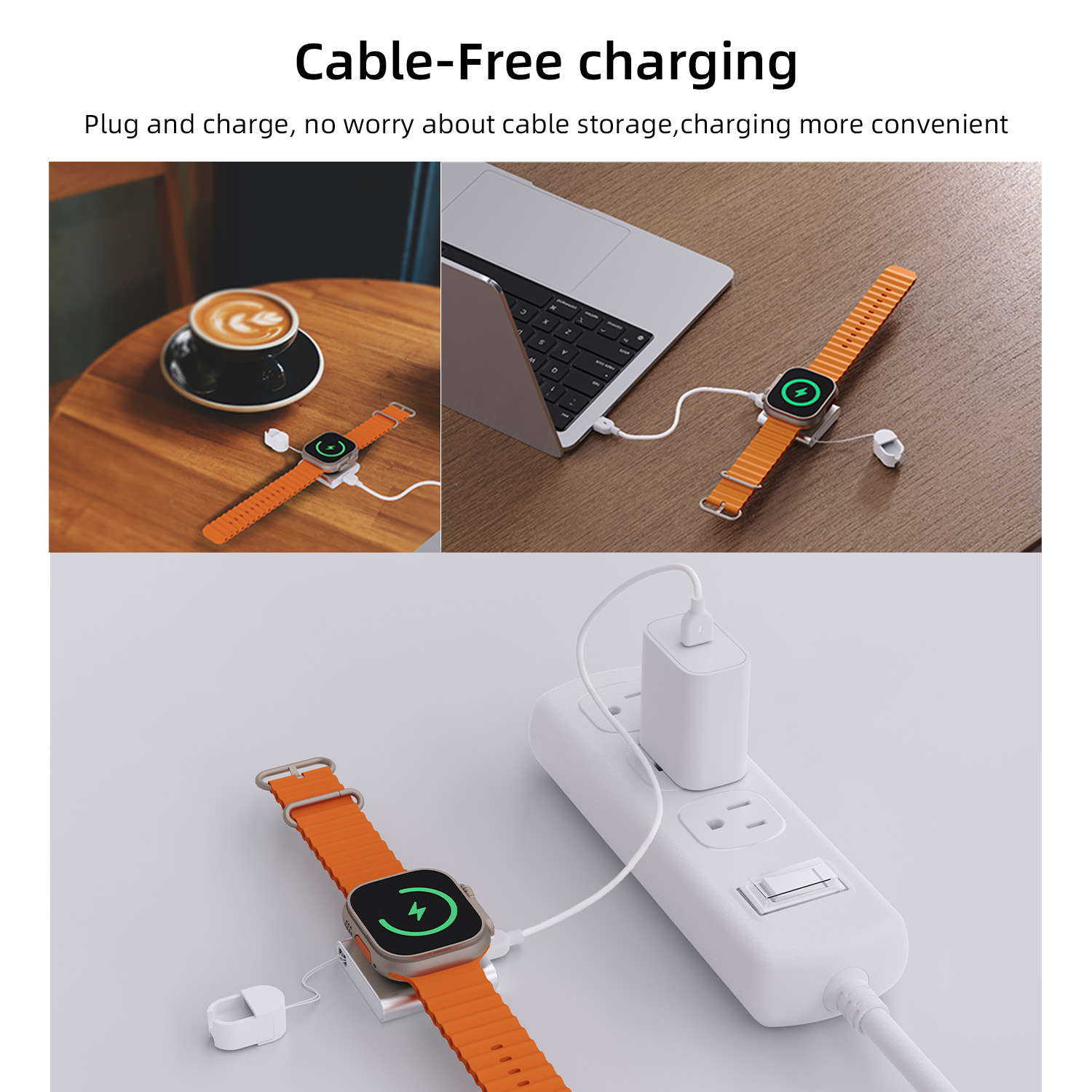 Bonola Pengisi Daya Nirkabel J - Wireless Charger Watch ulasan dan harga