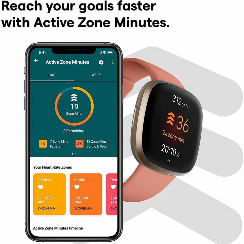 Fitbit Versa 3 Jam Tangan Pint - Smartwatch X ulasan dan harga