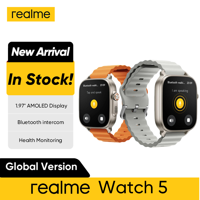 Versi Global realme watch 5 1. - Smartwatch Face ulasan dan harga