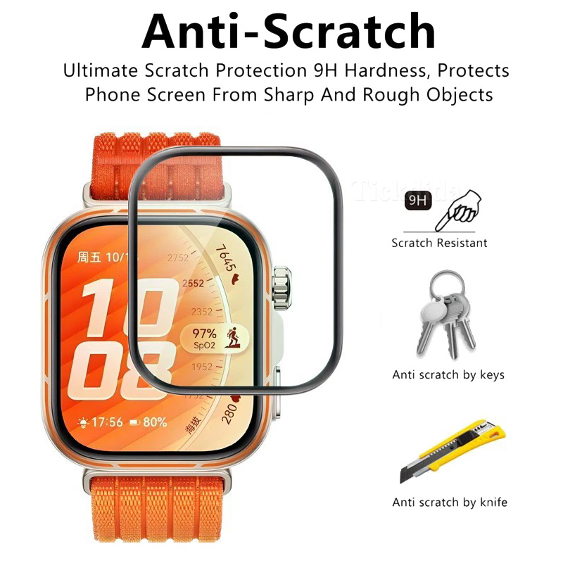 Kaca Tempered Lembut untuk Hua - Huawei Smartwatch Accessories ulasan dan harga
