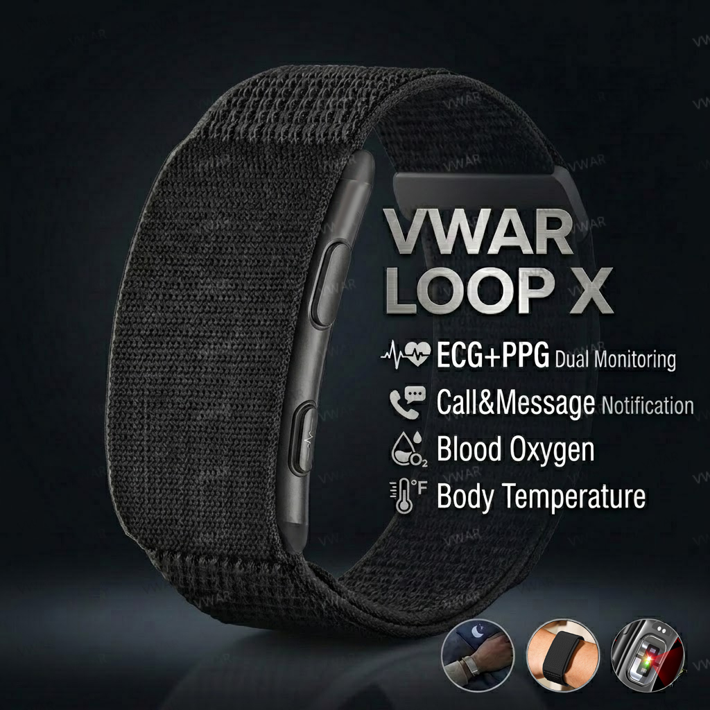 VWAR LOOP X ECG Gelang Pintar  - Smartwatch X ulasan dan harga