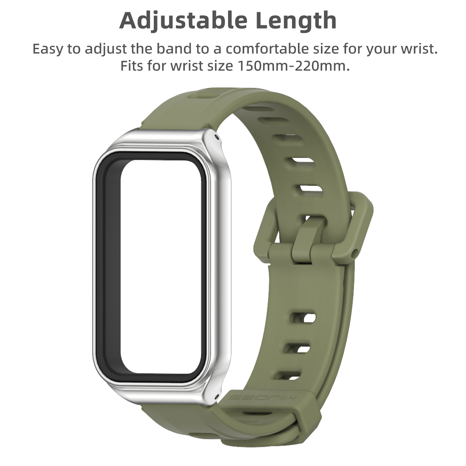 Tali untuk Amazfit Band 7 gela - Silicone Band Replacement ulasan dan harga