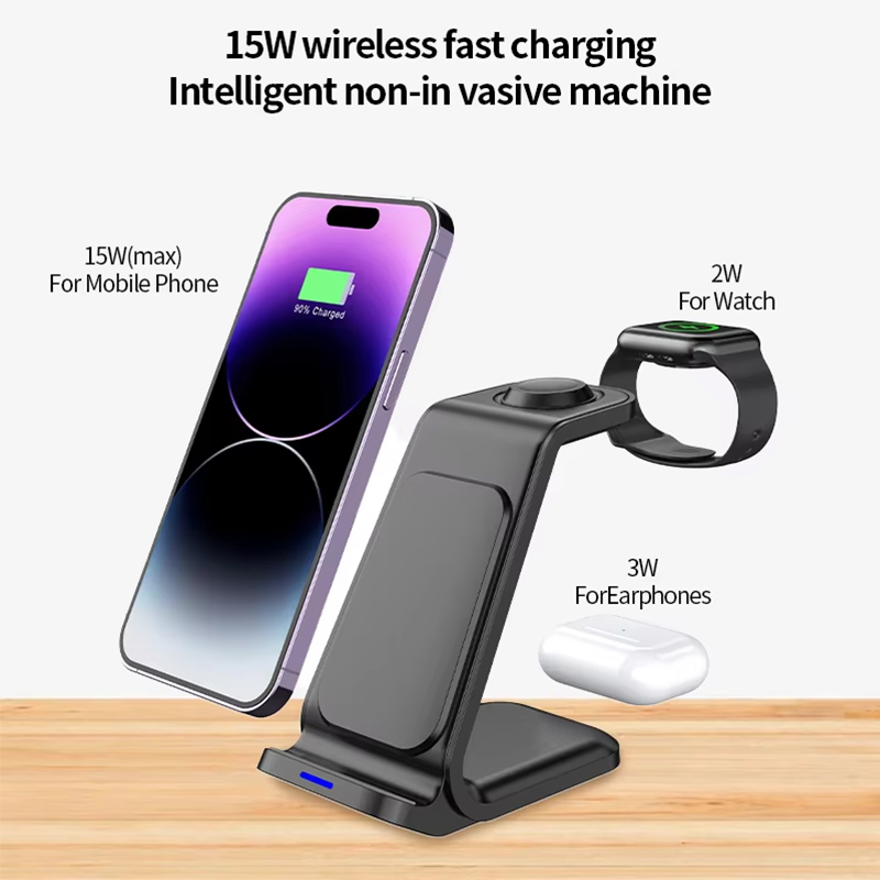 15W 3 in 1 Pengisi Daya Nirkab - Wireless Charger Watch ulasan dan harga