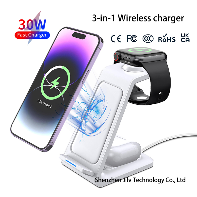 15W 3 in 1 Pengisi Daya Nirkab - Wireless Charger Watch ulasan dan harga
